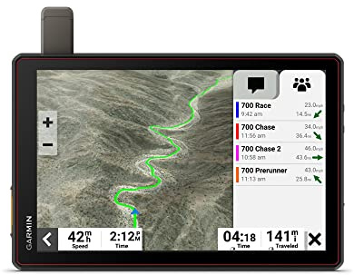Garmin Tread XL - Baja Chase Edition, Rugged, ultrabright 10” Off-Road Chase Navigator, Portable GPS for Baja Support Trucks, Team Tracking with Built-in inReach Satellite Communication