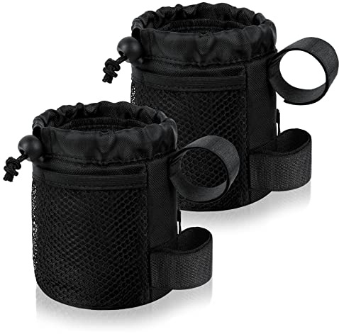 AUAUY 2Pzs Soporte para Botella de Agua para Bicicleta, Portabidón, Negro