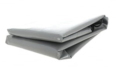 Bâche remorque 208 x 120 x 10 cm – PVC 640g/m² étanche & renforcé – Gris – Fabrication française