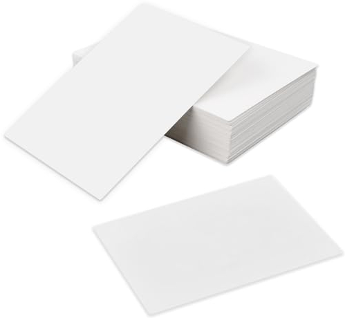 100 Blätter A6 Blanko Papier Karten, Blanko Postkarten Weiße, Vielseitige Blanko Postkarten, Weiße Karteikarten, Blank Card Stock, 250g/m² Grußkarten Blanko Karten für Basteln Grußkarten