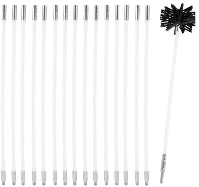 Kit Per La Pulizia Della Stufa A Pellet Regolabile, Spazzola Per La Pulizia Dei Caminetti, , Kit Per La Pulizia Della Stufa A Granelli, Strumento Per La Pulizia Kit pulizia camino ( Color : 18 Rods ,
