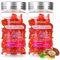 2 Flaschen Hair Vitamins Capsule, Hair Oil Capsules, Hair Vitamin Oil Kapseln für die Haarpflege, Hair Vitamin Serum Capsule, Haar-Vitamin-Serum-Kapsel, Anti-Frizz Haarbruch Reparatur Ätherisches Öl