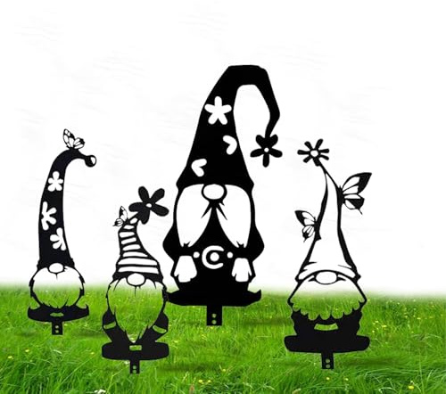 Piquets de nain de jardin – Décoration de jardin – Décoration de nain de jardin – Décoration de jardin printanière