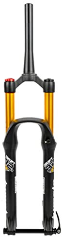 Mountainbike fjädergaffel 26 27,5 29 Air Fork Travel 130 mm justerbar rak/konisk återfjädring genomgående axel framgaffel manuell låsning
