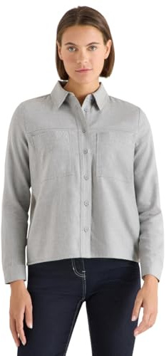 Cecil Damen Flanellbluse mit Nieten