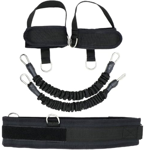 JECOMPRIS Bandas de Tobillo Reutilizables para Fitness Correas Portátiles para Entrenamiento de Fuerza y Salto en Gimnasio y Uso en Casa para Piernas y Glúteos