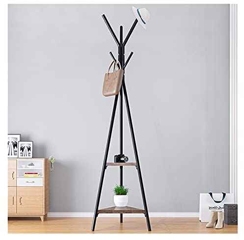 Porte-manteau d'ameublement Simple Cintrer à l'étage Chambre à coucher manteau Petit grillage de vêtements suspendus rack mannequin domestique arbre à repasser Porte-manteau porte-chapeau