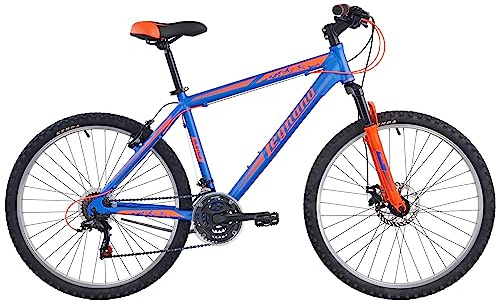 Legnano Val Di Fassa L780, Mountain Bike 26 pollici Alluminio, Colore Blu Matt e Arancio, Taglia 46