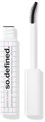 Wet n Wild So Defined Volumisant + Définissant Mascara, Formule Enrichie à l'Huile de Ricin pour des Cils Plus Pleins et Plus Épais, Mascara Noir Non-Agglomérant
