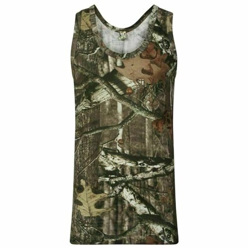 Mens Jungle Vest Sleeveless Muscle T-Shirt Tops Camouflage Real Tree Jungle Forest Print Gym Shirts Army Top Plus Sizes