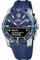 Festina Montre pour Homme F23000/1 Connected Boîtier en Titane Gris Bracelet en Caoutchouc Bleu