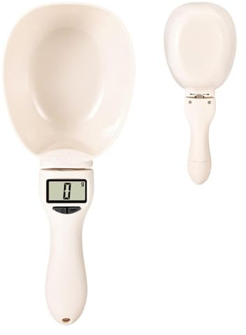 Bilancia per misurino per alimenti - Strumenti per cucina con bilancia per misurino per alimenti | Strumento di pesatura portatile per alimenti per animali domestici, zucchero, sale