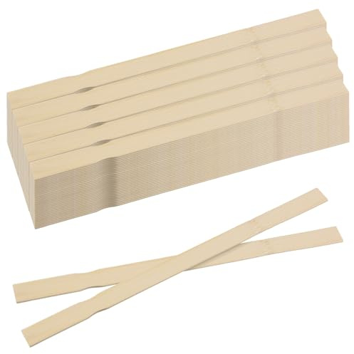 CHUEN 150 stycken färgflytande trärör 35,5 cm långa, färgflytande trärör, träspatel, trärör för hantverk, DIY-hantverk