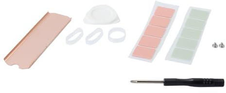Hoite Disipador De Calor SSD M.2 2280 De Cobre De 75 X 23 X 0,5 Mm, Cubierta Protectora Térmica Y Almohadilla Térmica Para Disipador NVMe M.2 Para Portátil
