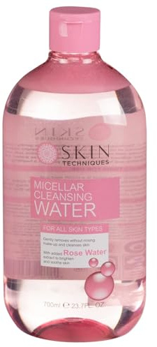 Techniques Micellar 700ml - Gently Remove Make-up While Cleansing With This Techniques Micellar - Brightens And Soothes (Rose Water)