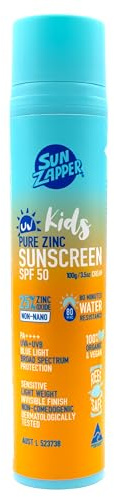 Sun Zapper Pure Zinc Kids Mineral Sunscreen SPF 50 Natural Kids Sun Cream