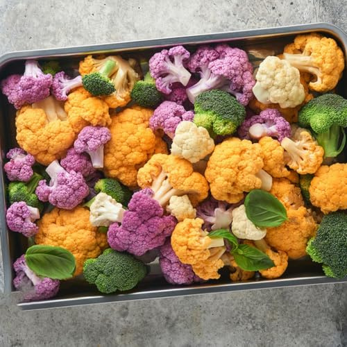 semillas de coliflor orgánicas, variedades antiguas, exóticas Jardín interior, decoración resistentes 125pcs