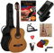 4/4 GITARRE - KONZERTGITARRE IM 10-TEILIGEN STARTERSET - CLASSIC - NATUR - DECKE FICHTE FURNIERT - TASCHE - BAND - STIMMGERÄT - SCHULE - CK115
