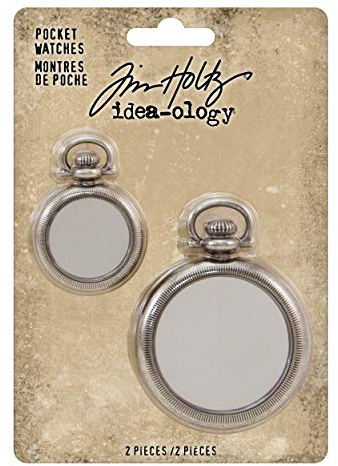 Tim Holtz, Advantus Pocket Watch, silver