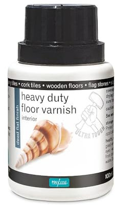 Polyvine Heavy Duty Floor Varnish Dead Flat 100ml
