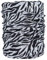 Multifunctional Headwear Neck Scarf Bandana Balaclava Face mask Headband Hairband Tube Gaiter Stretch Snood for Sports Yoga Running Cycling Hiking (Zebra)