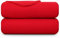 Fleecedecke 130x170cm (Dunkelrot) Wohndecke, Kuscheldecke - Öko Tex warme Coral Fleece Decke, kuschelig und atmungsaktiv mit Kettelrand - Autodecke