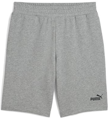 PUMA Herren ESS No. 1 Logo Shorts 10 Gestrickte Shorts, Medium Gray Heather, XL