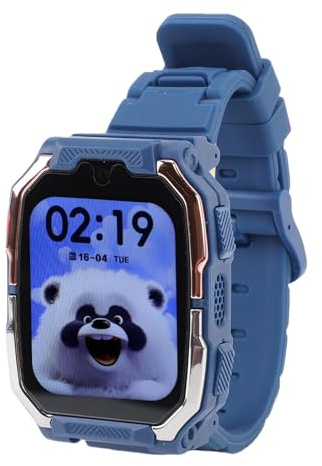 Luocute 4G Kids Smartwatch, HD Touching Screen Smart Watch med Kameramusikspelaren Pedometer Alarm Clock, Lämplig för 6 Till 13 år Gamla Pojkar Flickor (Mörkblå)