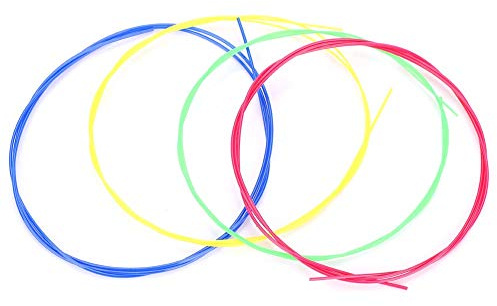 4 pièces/ensemble cordes de ukulélé, cordes en nylon colorées A1st E2nd C3rd G4th accessoire de pièce de rechange de guitare classique pour Ukelele