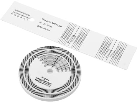 Fabater HiFi Skivspelare Strobe Disc Mat PVC Rotationshastighetsdetektering Skivspelare Kalibreringsskiva för, Underhåll Av Optimal Uppspelningshastighet och Förbättra