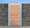 Tor Holztor Gartentor Hoftor Verzinkt mit Pfosten & Holzfüllung Quer (HxB) 160cm x 105cm