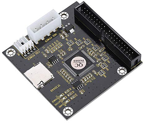 ASHATA SD to IDE 3.5 Inch 40 Pin, SD/SDHC/MMC Memory Card to IDE 40Pin Male Adapter