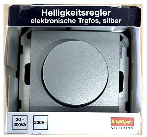 Helligkeitsregler - elektronische Trafos, silber - 20-300VA - 230 V