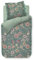 Pip Studio Bettwäsche Viva Las Flores Grün Perkal Blüten Knospen Beeren Schmetterlinge Zweige Geblümt Floral, Größe:155 cm x 220 cm