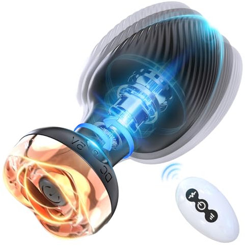 Vibratoreper Uomo Plug Analesex con Telecomando, Sex Toys Plug Anali Dildo 10 Modalità Sexytoysys Uomo, Plug Anale-Dilatatore Donna Prostata Vibratore Plug Analesex Toys per Donna Plug Anale, B1140