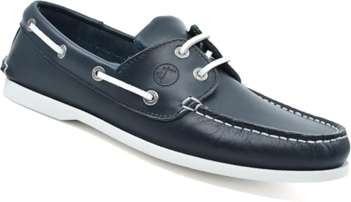 Seajure Chaussures Bateau Homme Watamu Cuir Bleu Marine (Numeric_42)