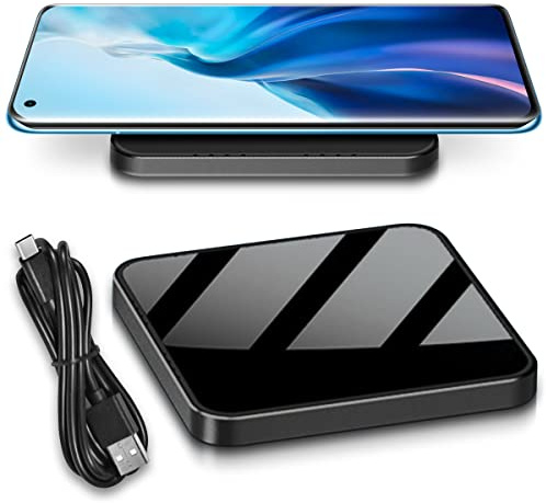 QI Wireless Induktive 15W Ladestation kompatibel für Xiaomi Mi 11/11 Ultra / 10/10 Pro / 9 Drahtloses Universal Schnell Ladegerät Kabelloser Charger, Qi Handys:Xiaomi Mi 11