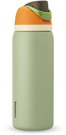 Owala FreeSip Insulated Stainless Steel Water Bottle with Straw for Sports and Travel, Leak Proof, BPA-Free, 945ml, Camo Cool