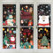 LIHELEI 205 Pièces Images de Fenêtre de Noël, Décorations Aquarelle, Autocollants de Flocon de Neige Réutilisables, Décorations de Noël