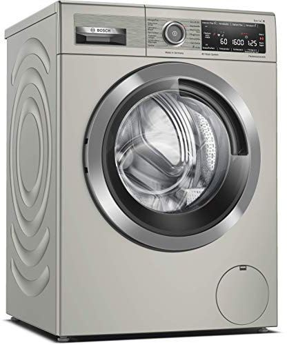 Bosch WAX32MX0 Serie 8 Smarte Waschmaschine, 10 kg, 1600 UpM, Made in Germany, Fleckenautomatik entfernt 4 Fleckenarten, AquaStop Schutz gegen Wasserschäden, 4D Wash System effektive Durchfeuchtung