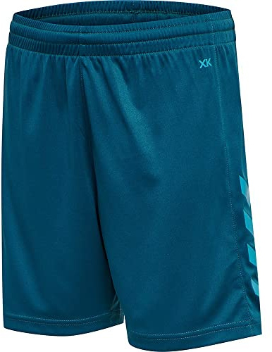 hummel - hmlCORE XK Poly Shorts Kids, Pantalones Cortos niños Unisex, Blue Coral, 176 -