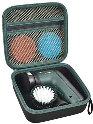 Tasche für Bosch Home and Garden Akku Reinigungsbürste UniversalBrush. Tragetasche für Reinigungsaufsätze (Nur Aufbewahrungsbox) - Grün Netzbeutel