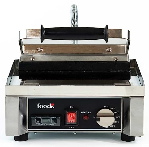 Gofrera tipo bubble 1700W con indicador de calentamiento y temporizador – Máquina de gofres profesional con control de temperatura 60–300°C – Waffle maker, gofrera de burbujas