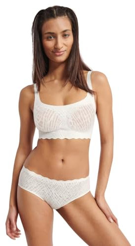 sloggi Damen Zero Feel Bliss Top, Silk White, L