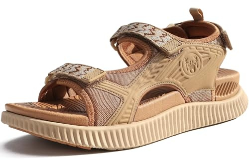 KuaiLu Sandales Randonnée Femme Sport d'extérieur Confort Réglables Sandale | Femmes et Confortable Orthopedique été Léger Antidérapante Soutien Voûte Plantaire Sandales
