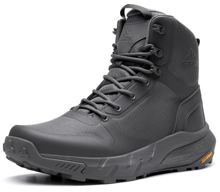 NORTIV 8 Botas Militares Ligera Táctica Policial Hombre | Amortiguación Avanzada, Soporte Integral, Resistente y Ligero, Tracción Goma, Ideal Seguridad