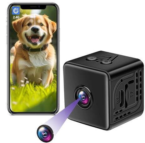 CYI Caméra Espion Discrete HD 1080p, Camera Surveillance WiFi Interieur sans Fil 2.4G, Mini caméra Cachee Espion Micro Caméra Interieur avec Détection de Mouvement pour Intérieures