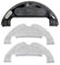 Serbatoio Dell'acqua, Panno For Mocio, Accessorio Di Ricambio For Aspirapolvere Robot, Compatibile Con Dreame, Z10 Pro, D10 Plus(3pcs)