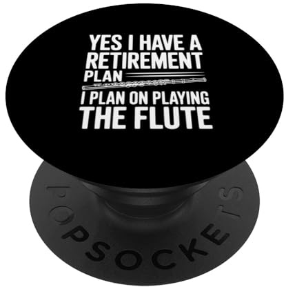 Sì, ho un suonatore di flauto piano pensionistico PopSockets PopGrip Adesivo