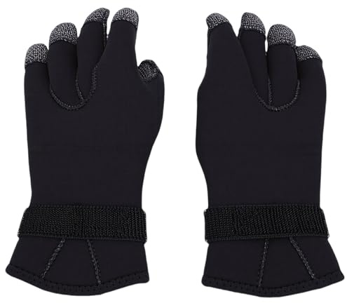 Xiuganpo Dykhandskar, 5 Mm Skärsäkra Termiska Varma Neoprenhandskar, Kajakhandskar med Justerbar Handledsrem för Dykning Snorkling Surfing Kajakpaddling Simning